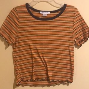 Caution to the Wind Stripped T-shirt